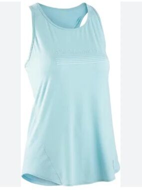Domyos Sleeveless Training Tank Top Aqua Blue Green